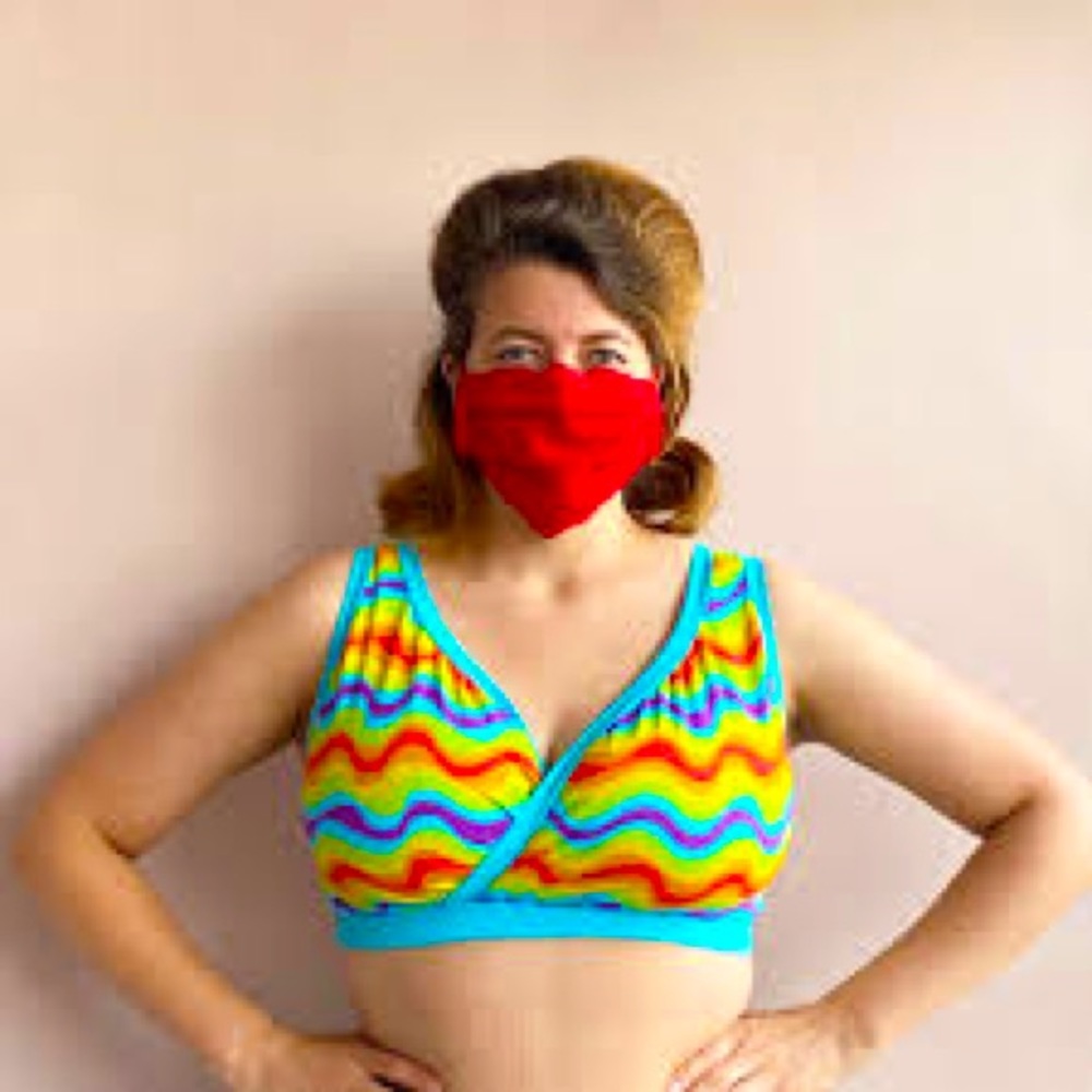 Molke original bra XS thunder in rainbow stripes NWOT